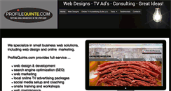 Desktop Screenshot of profilequinte.com