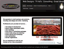 Tablet Screenshot of profilequinte.com